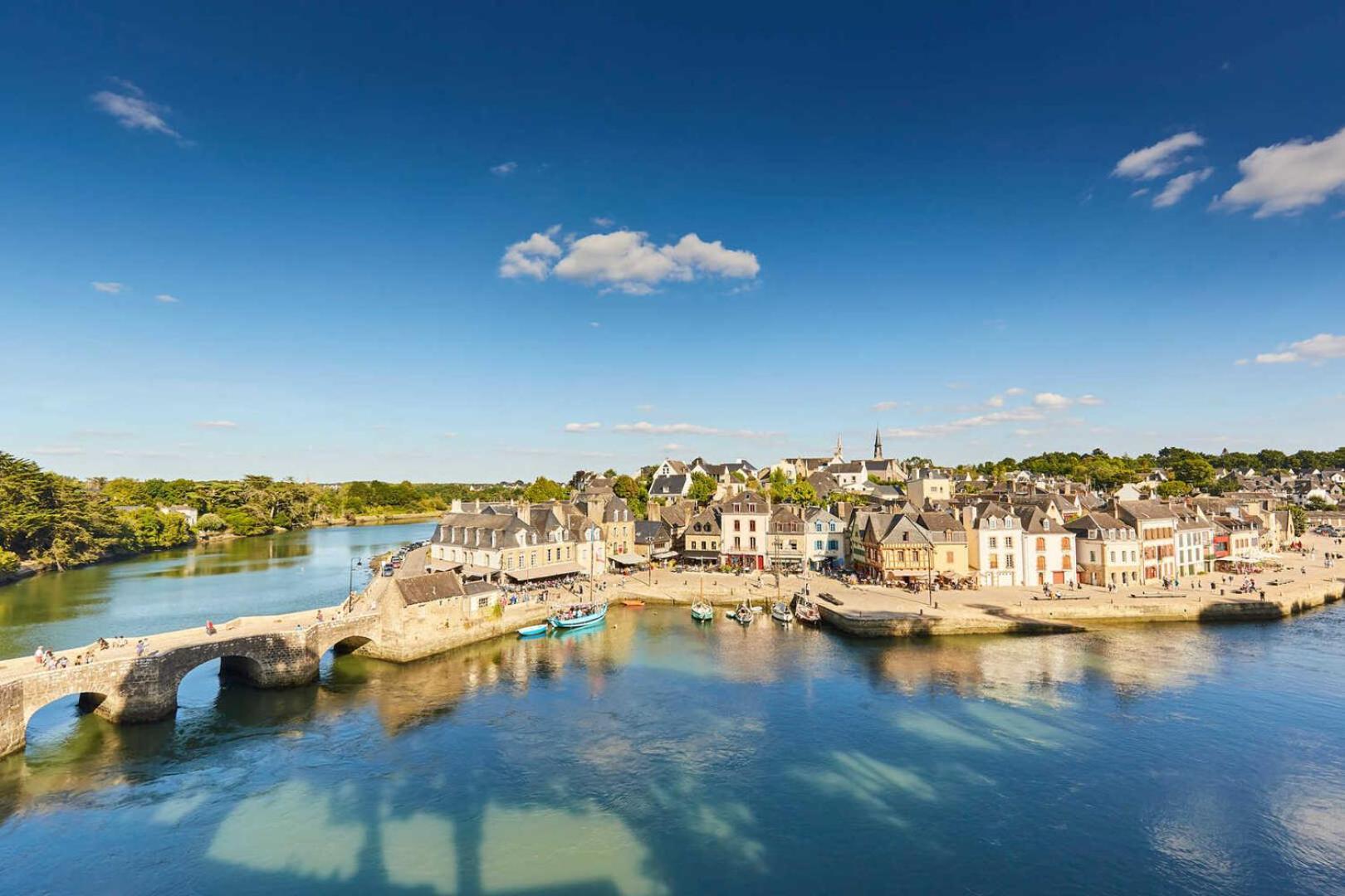 Nouveau - Port Saint Goustan - Vue Riviere Et Terrasses Auray